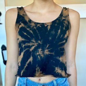 bleach tye dye tank